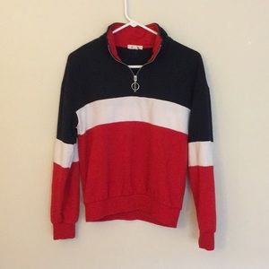 Quarter zip pullover